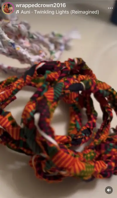 Twisted Ankara Rope Necklace — handcrafted Kenyan fabric necklace by Wrapped Crown 2016